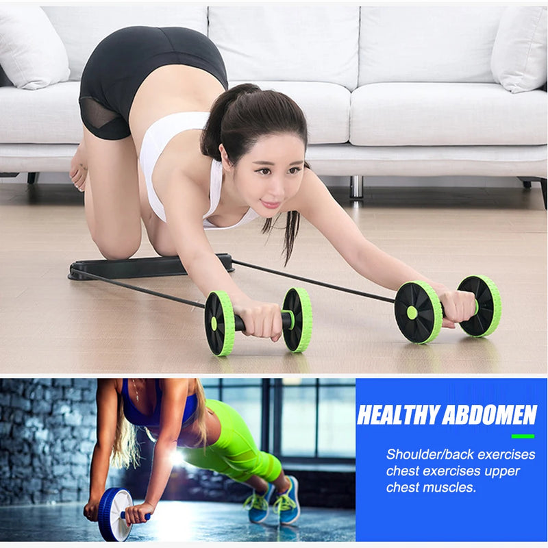 Ab Roller Multifunction Exercise Wheel for Core & Abs | Fit Life Thrive