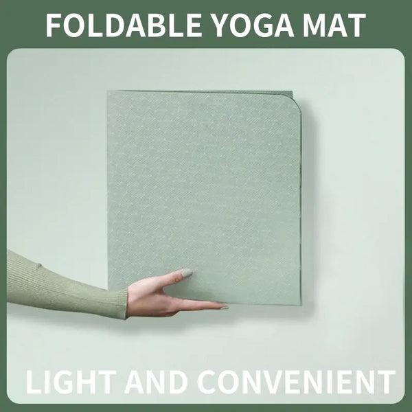 Foldable Eco-Friendly Yoga Mat for Travel & Fitness | Fit Life Thrive