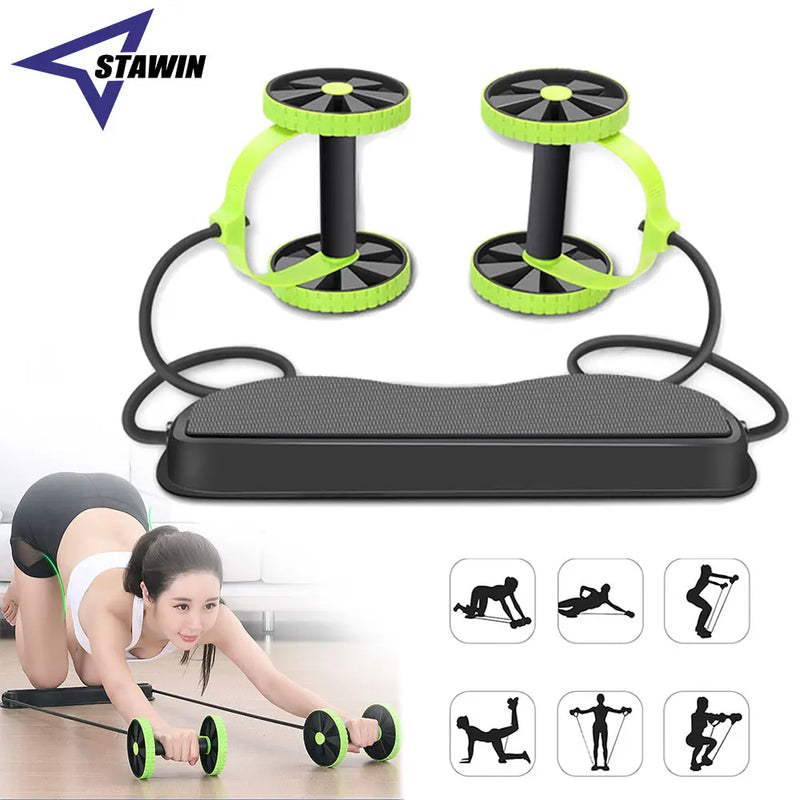 Ab Roller Multifunction Exercise Wheel for Core & Abs | Fit Life Thrive