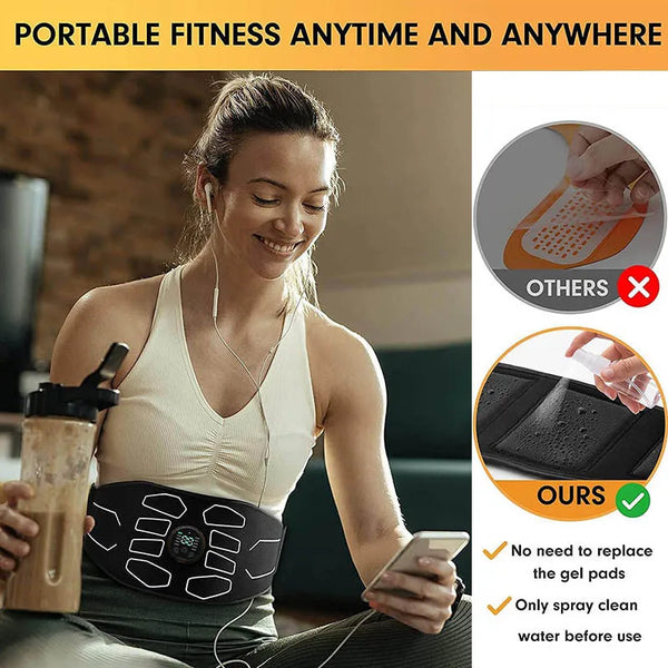 Abs Trainer EMS Toning Belt for Muscle & Weight Loss | Fit Life Thrive