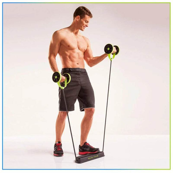 Ab Roller Multifunction Pull Rope for home fitness and abdominal muscle training.