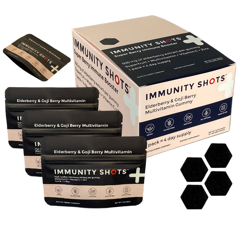 Elderberry & Goji Berry Immunity Shots - Multivitamin | Fit Life Thrive