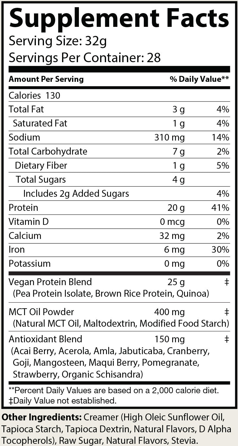 Pure Plant Protein - Lactose-Free with Antioxidants | Fit Life Thrive