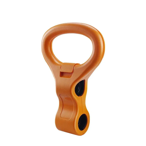 Adjustable kettlebell handle for travel fitness, durable and lightweight kettle grip.