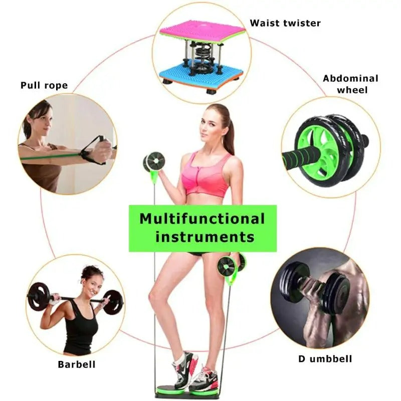 Ab Roller Multifunction Exercise Wheel for Core & Abs | Fit Life Thrive